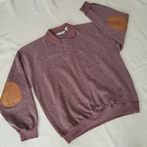 Orvis Pullover Leather Elbow Patch Men's Size XL